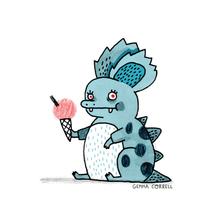 Nidorina by Gemma Correll