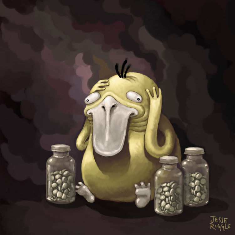 Psyduck by Jesse Riggle