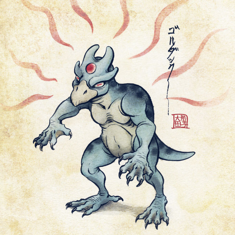 Golduck by Yuko Ota