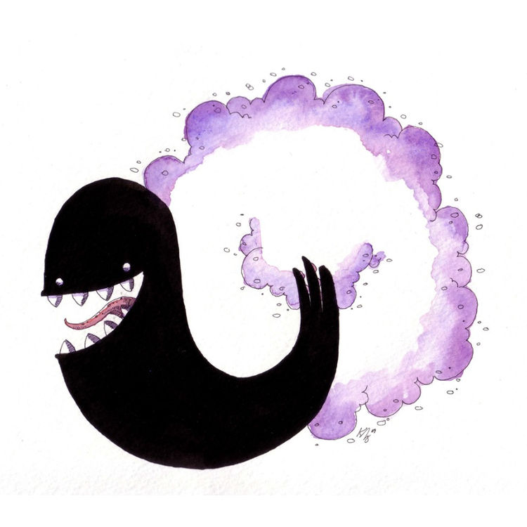 Kraken And Whale Set Of 2 by Keith Noordzy
