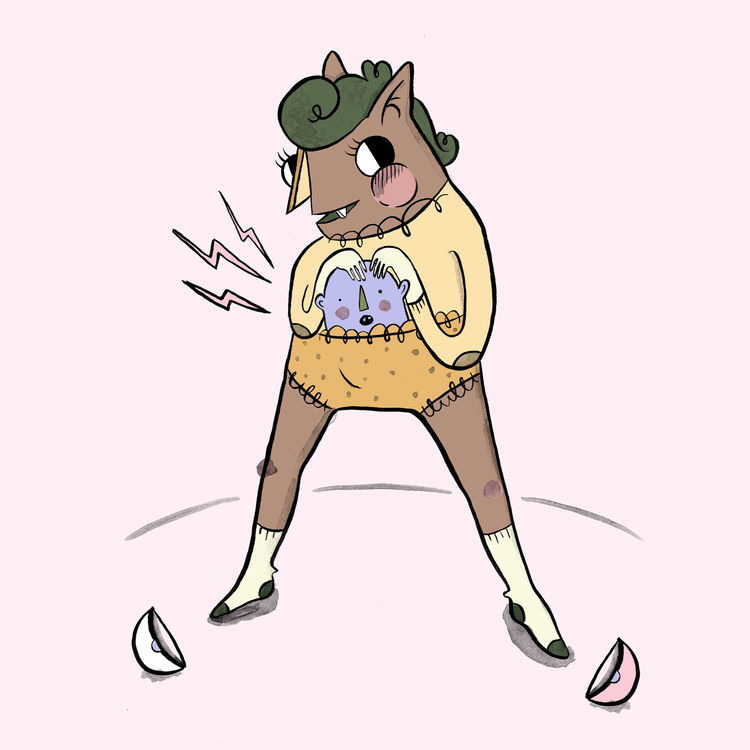 Kangaskhan by Tuesday Bassen
