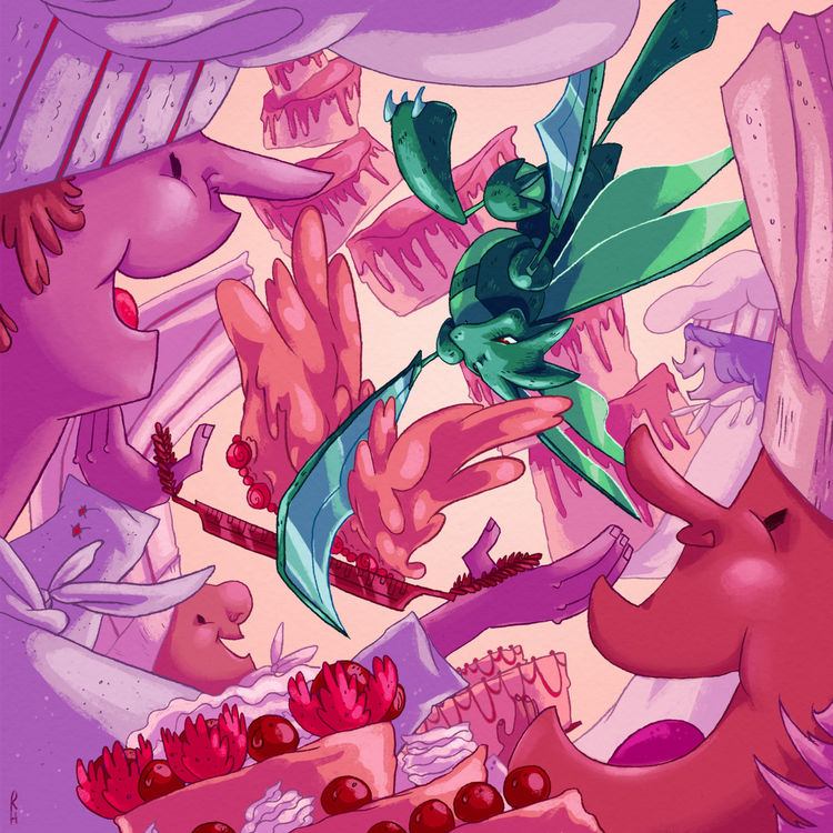 Scyther by Rachael Hunt