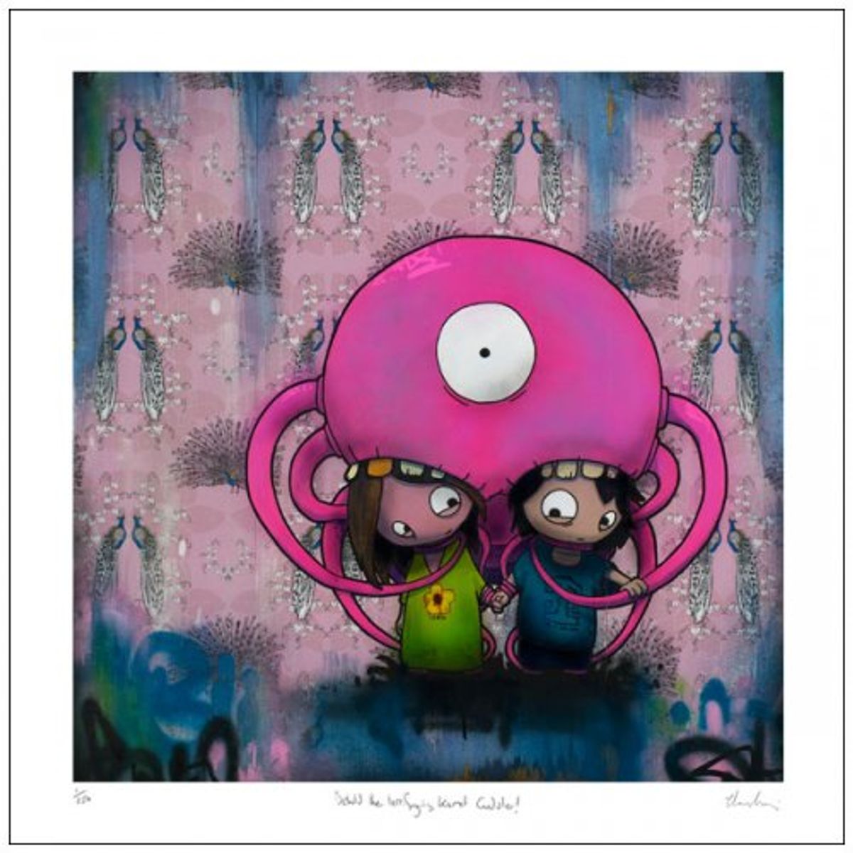 Behold the terrifying kismet cuddle!