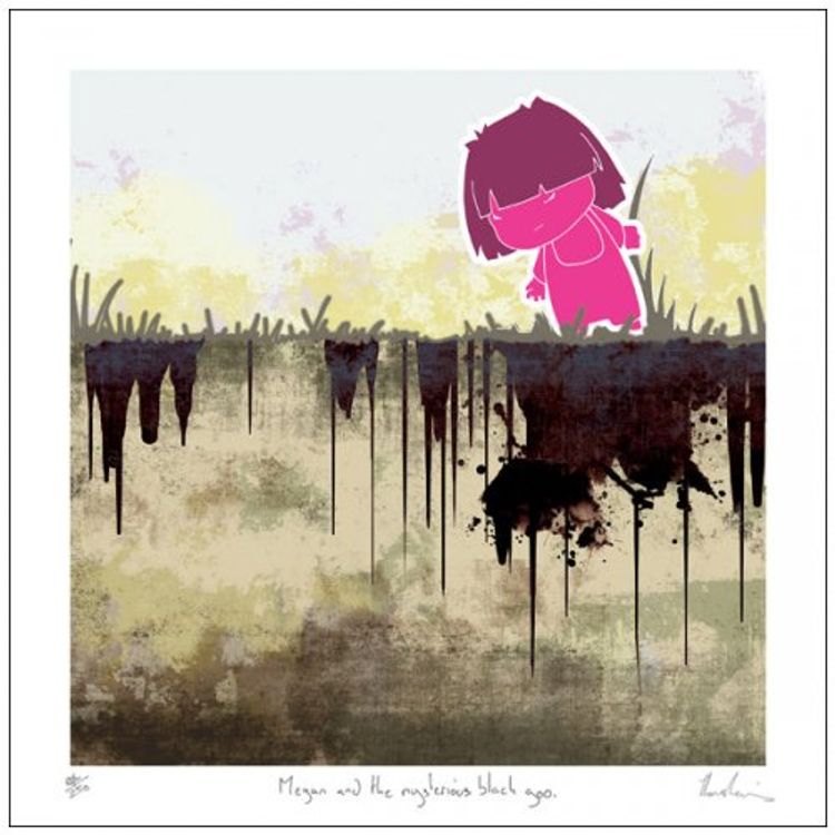 Megan and the mysterious black goo. by Tom Lewis