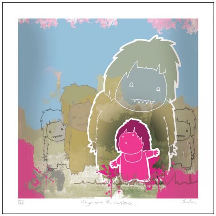 Megan saves the monsters. by Tom Lewis