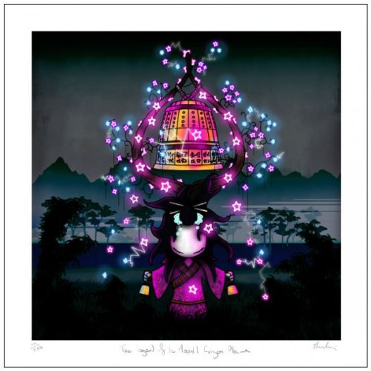 The Legend of the moonlit Gongon Plains. by Tom Lewis