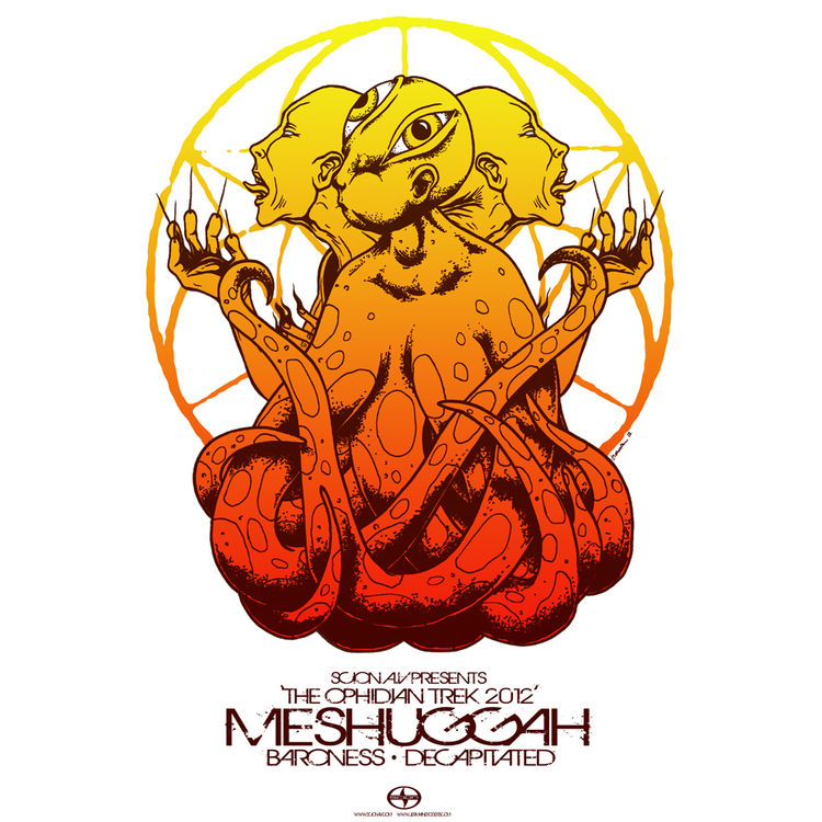 Meshuggah/Baroness/Decapitated by Jermaine Rogers