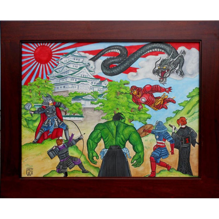 Avengers! (Edo Period) by Misha