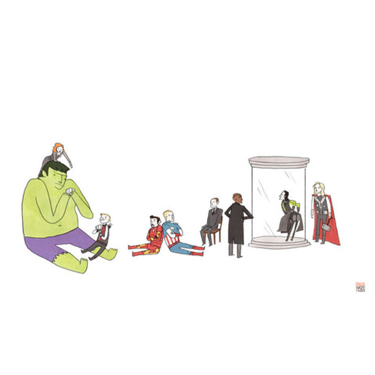 Avengers Hang Out by Noelle Stevenson