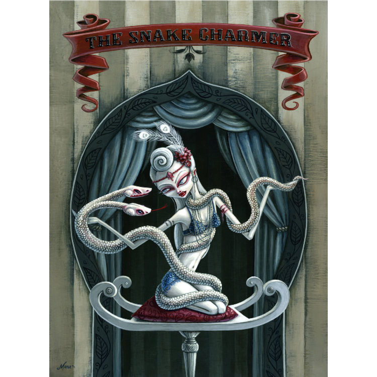 Akshi, The Albino Snake Charmer by Megan Majewski
