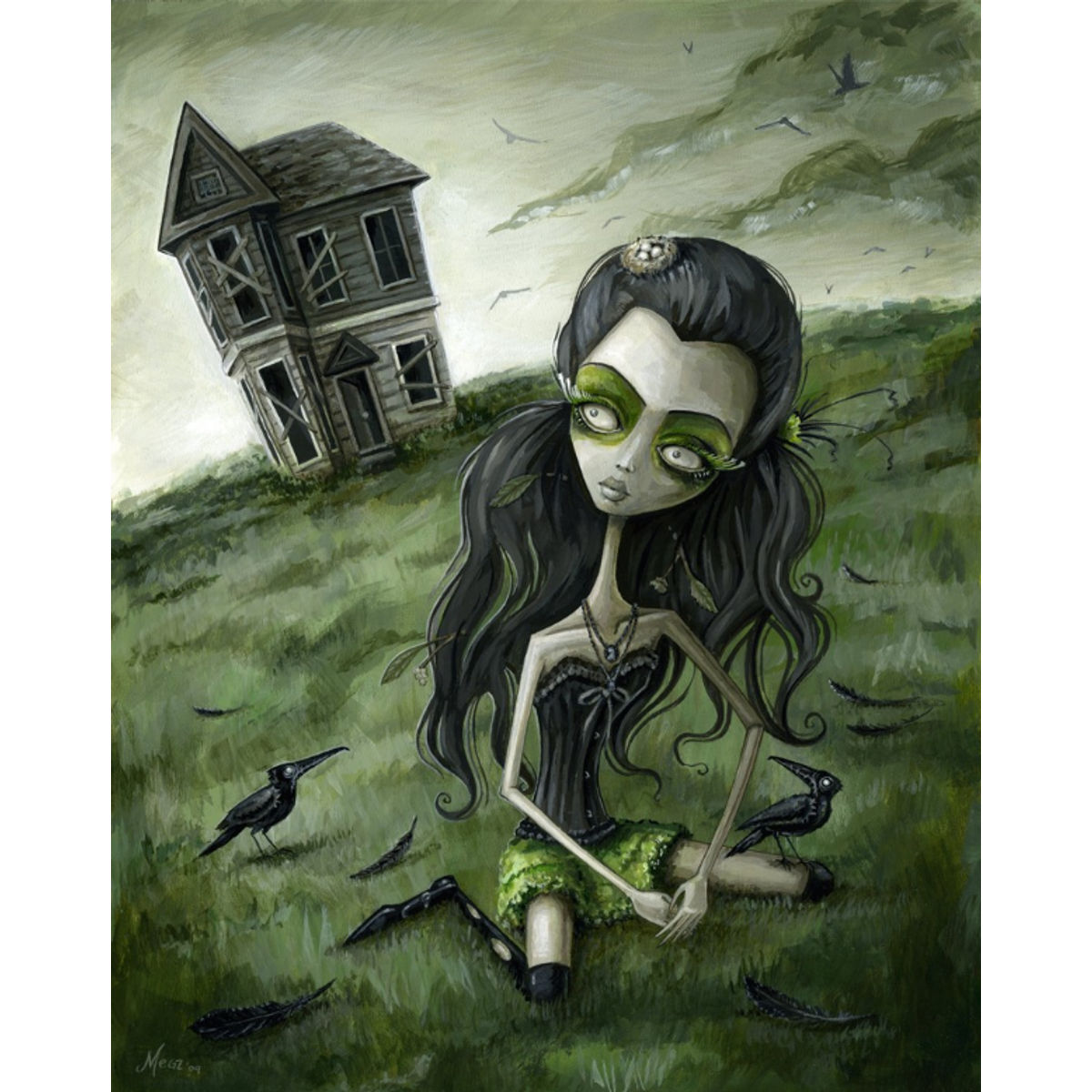 Abandoned In The Field Of Crows