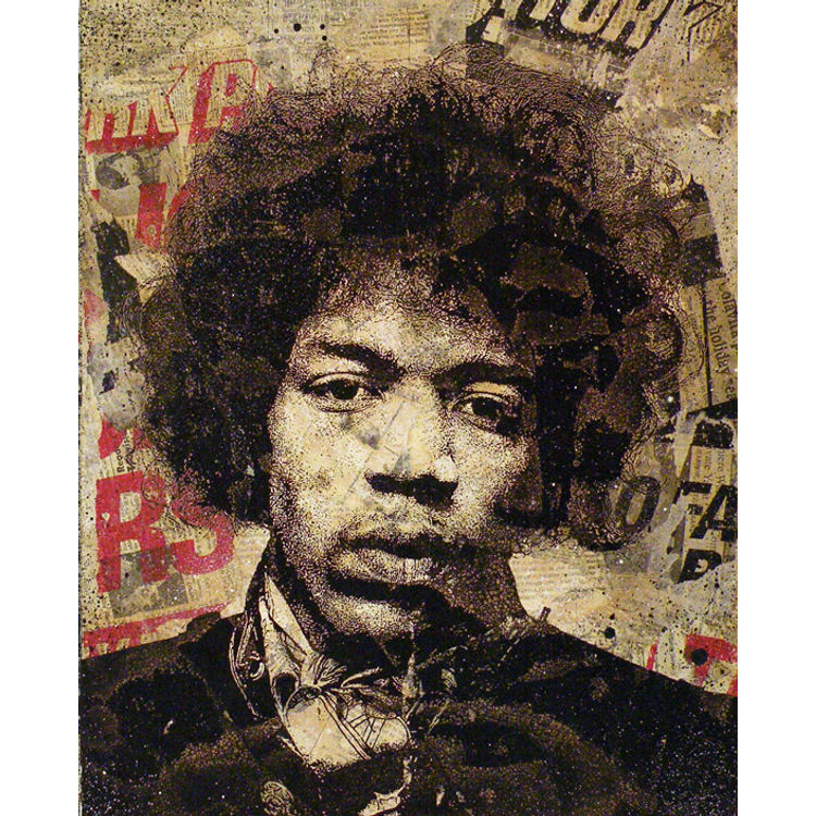 Jimi Hendrix 1 by Greg Gossel