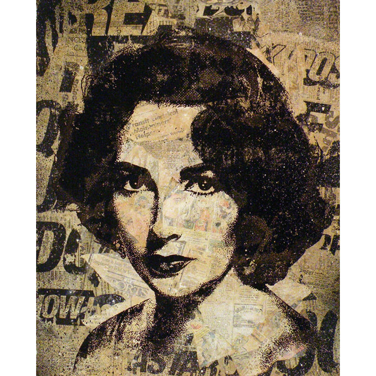 Liz Taylor 2 by Greg Gossel