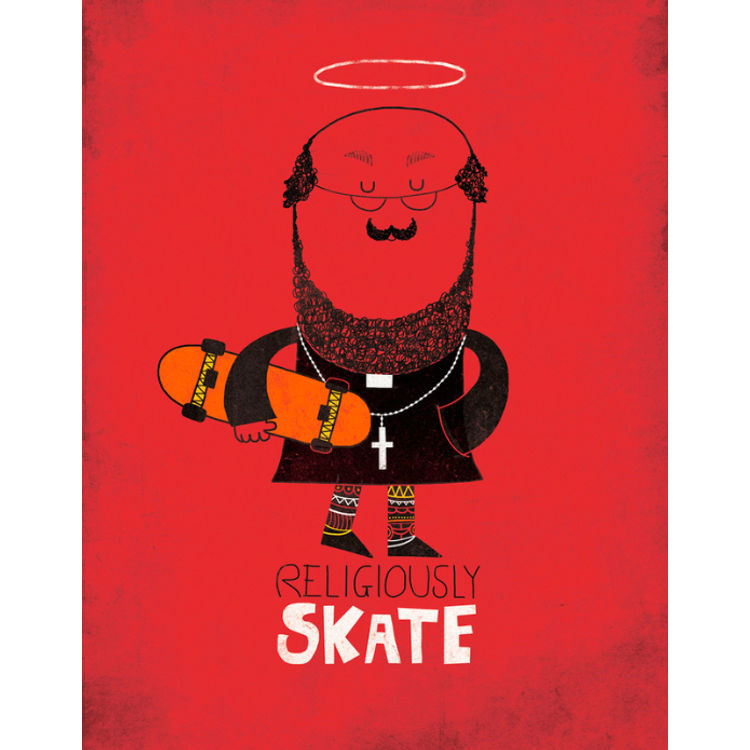 Religiously Skate by Trevor Ede