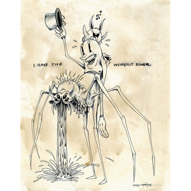 I HAVE THE WEIRDEST BONER #1 by Alex Pardee
