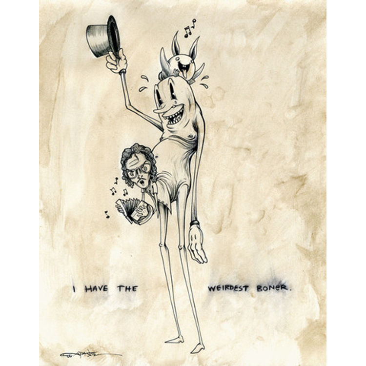I HAVE THE WEIRDEST BONER #4 by Alex Pardee