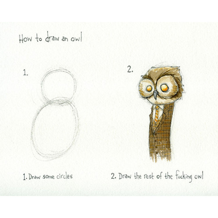 How To Draw An Owl by Drew Falchetta