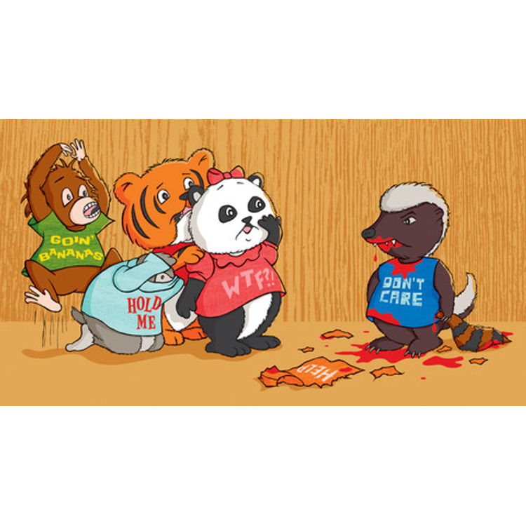 Honey Badger Don't Give A Shirt by Ridge Rooms