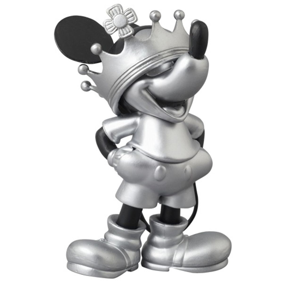Crown Mickey - Black/Silver