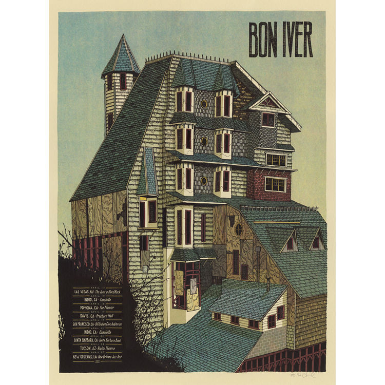 Bon Iver - Spring 2012 U.S. Tour by Landland