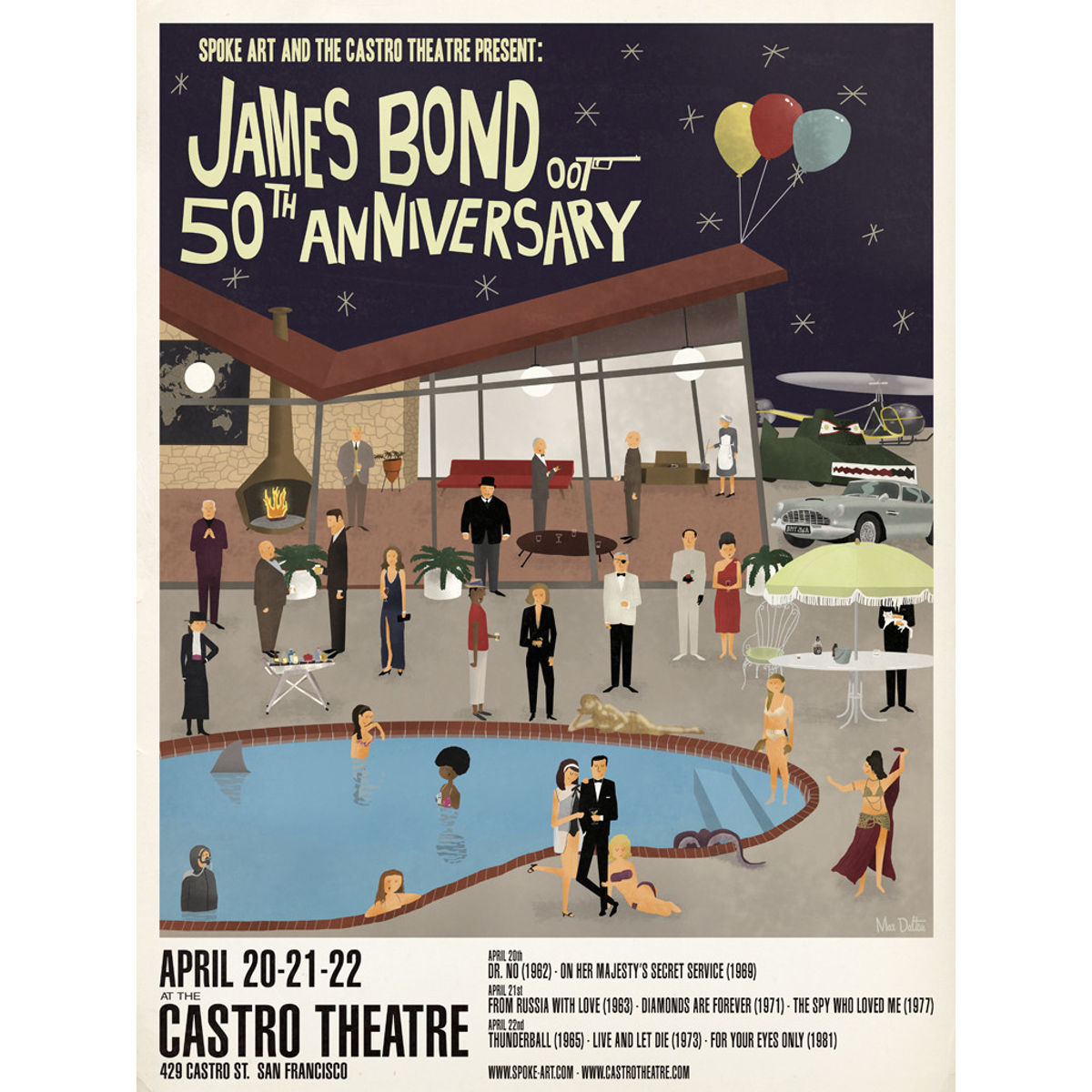 James Bond 50th Anniversary - Pool Party