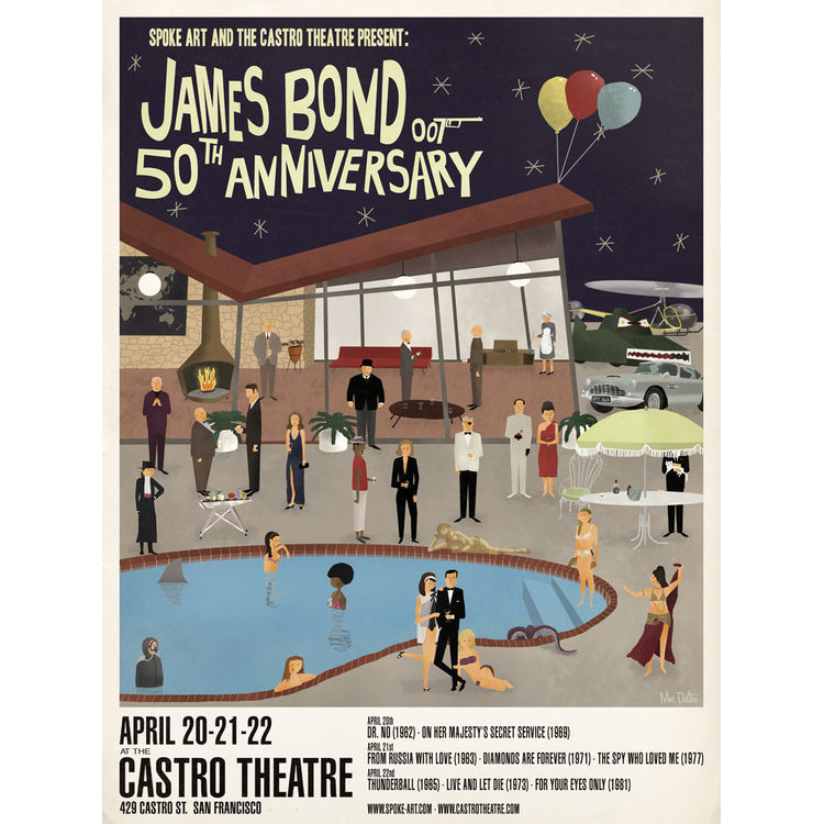 James Bond 50th Anniversary - Pool Party by Max Dalton