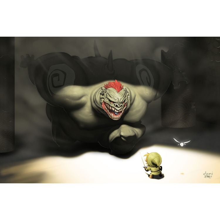 Link vs. Ganon by Pac23