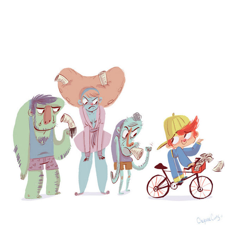 Paperboy by Cheyenne Curtis