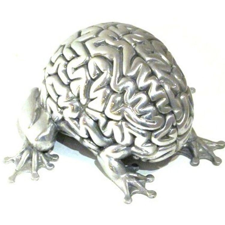 Jumping Brain - Aluminum by Emilio Garcia