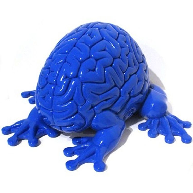 Jumping Brain XL - Blue by Emilio Garcia