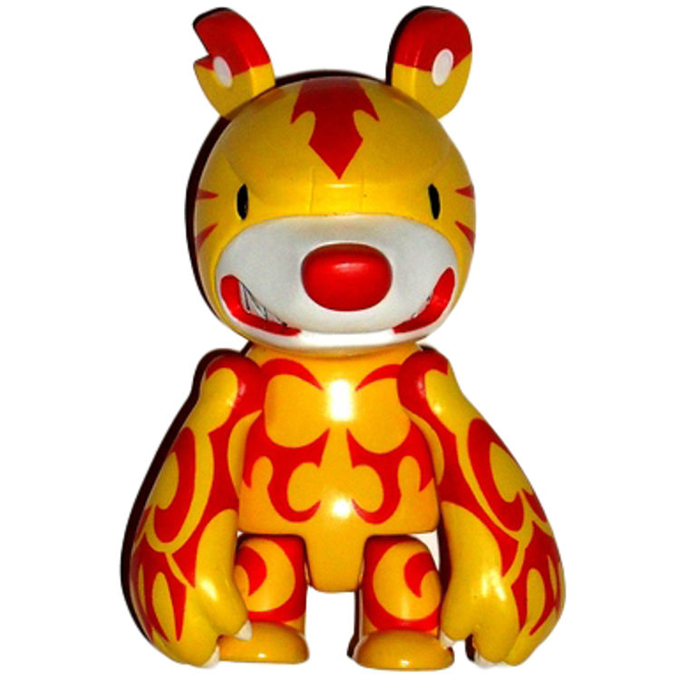 Knucklebear Qee Yellow Tattoo by Touma