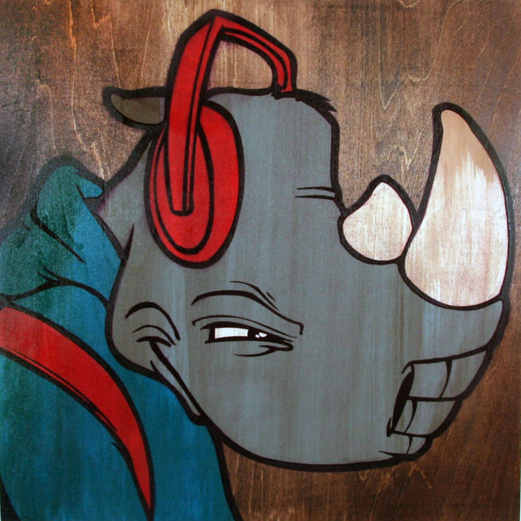 Rumpus Head Blue by Scribe (Donald Ross)