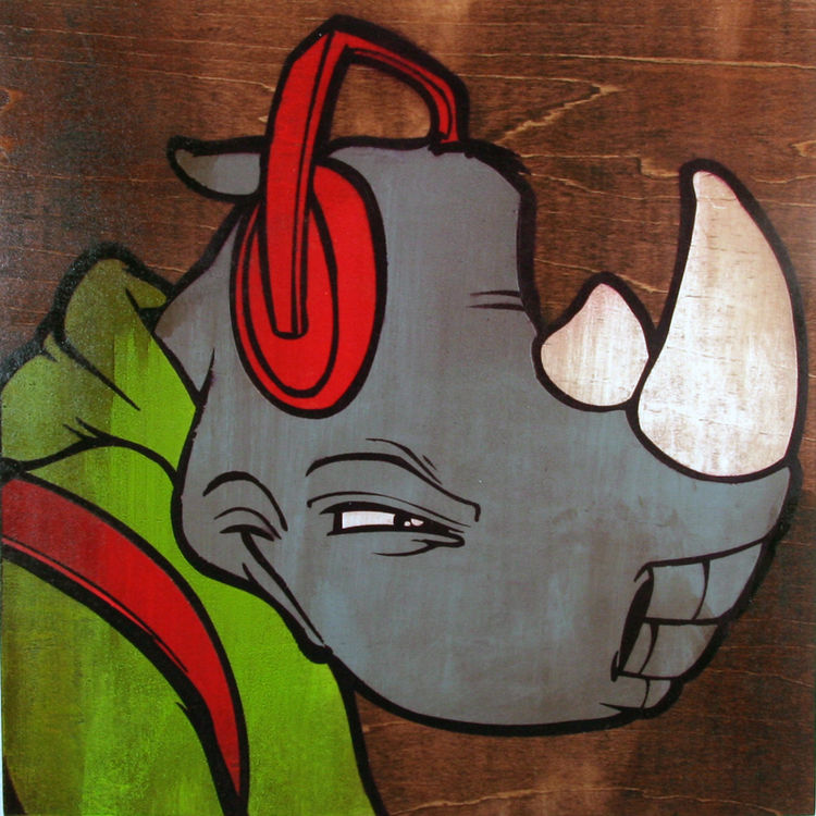 Rumpus Head Green by Scribe (Donald Ross)