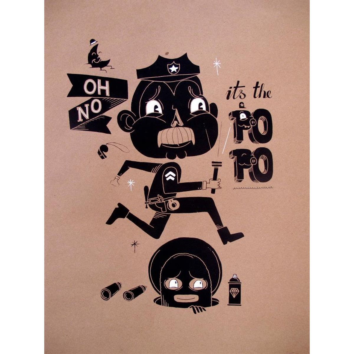 Oh No, It's The Po Po