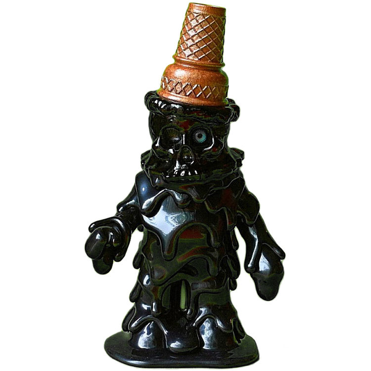 Ice Scream Man Melt Monster - Black by Honkeylips (Kevin Herdeman)