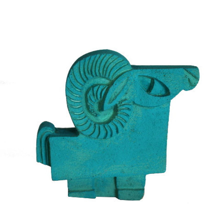 Ram - Green by Amanda Visell