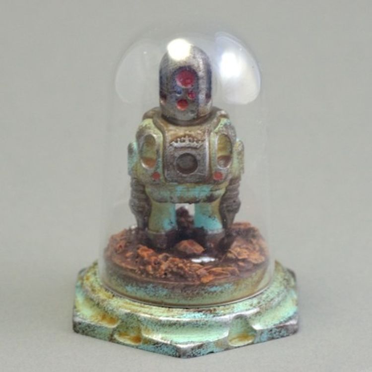 Personal Trimentional Viewer (Turquoise Rotund Mk2) by Cris Rose