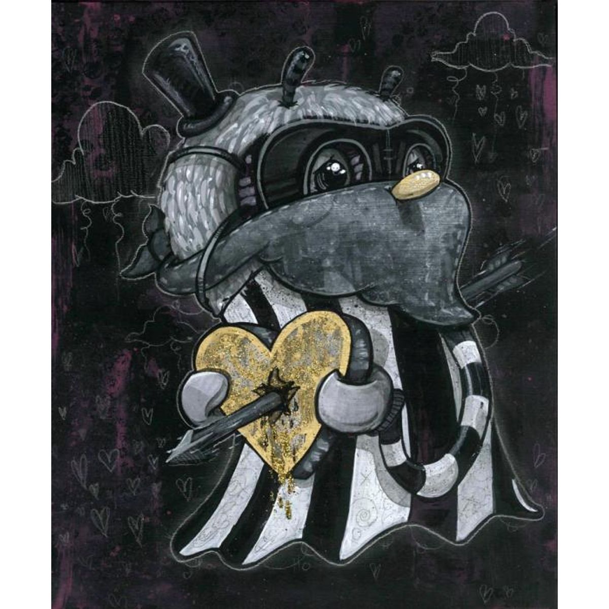 The Secret Admirer - Black