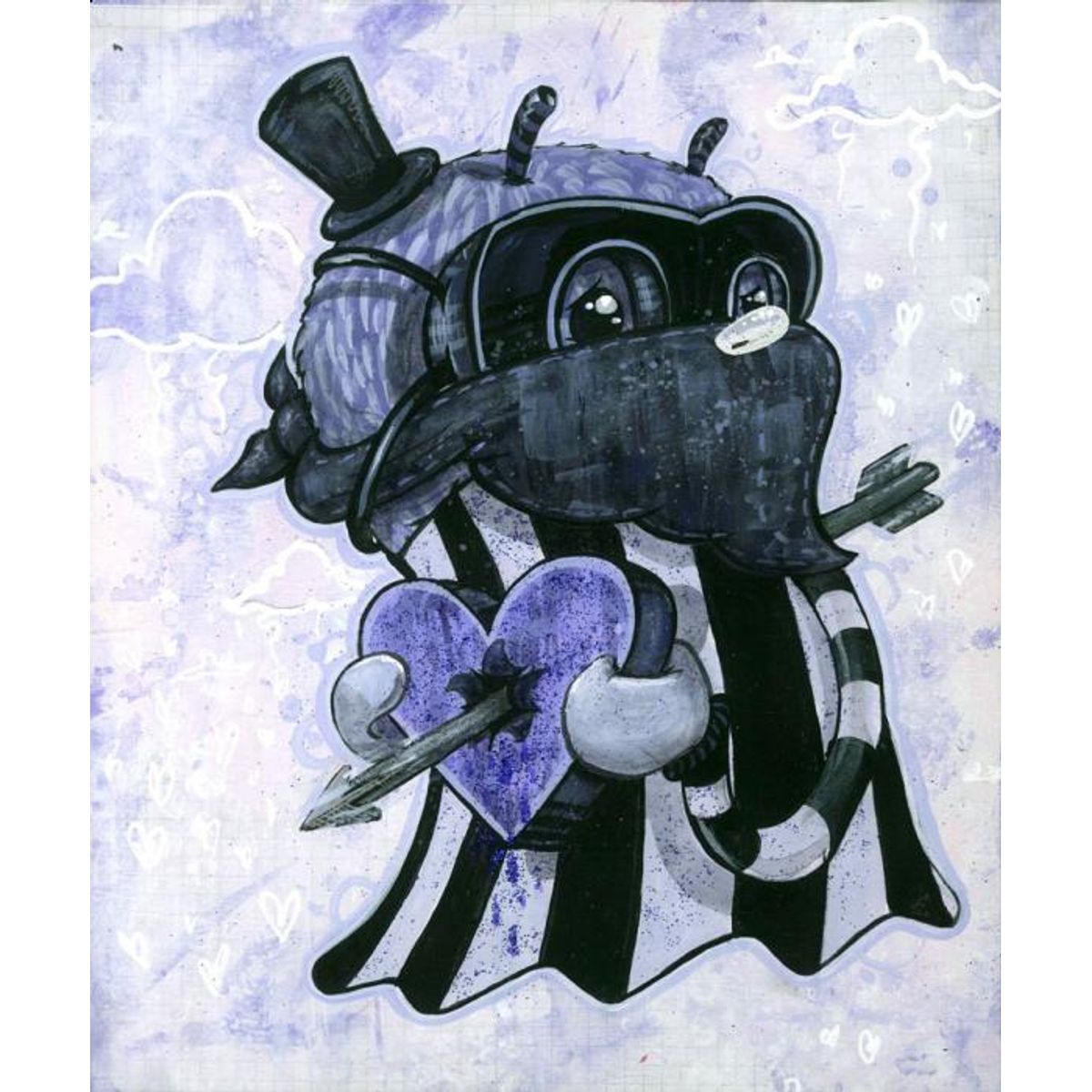 The Secret Admirer - Blue