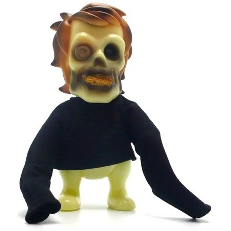 Obake Dog - Zip Face Brown by Take-Shit