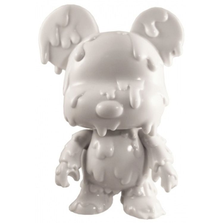 Melting MiniBear Qee - White/DIY by Toy2r