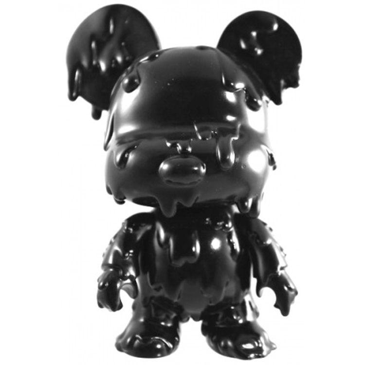 Melting MiniBear Qee - Black/DIY by Toy2r