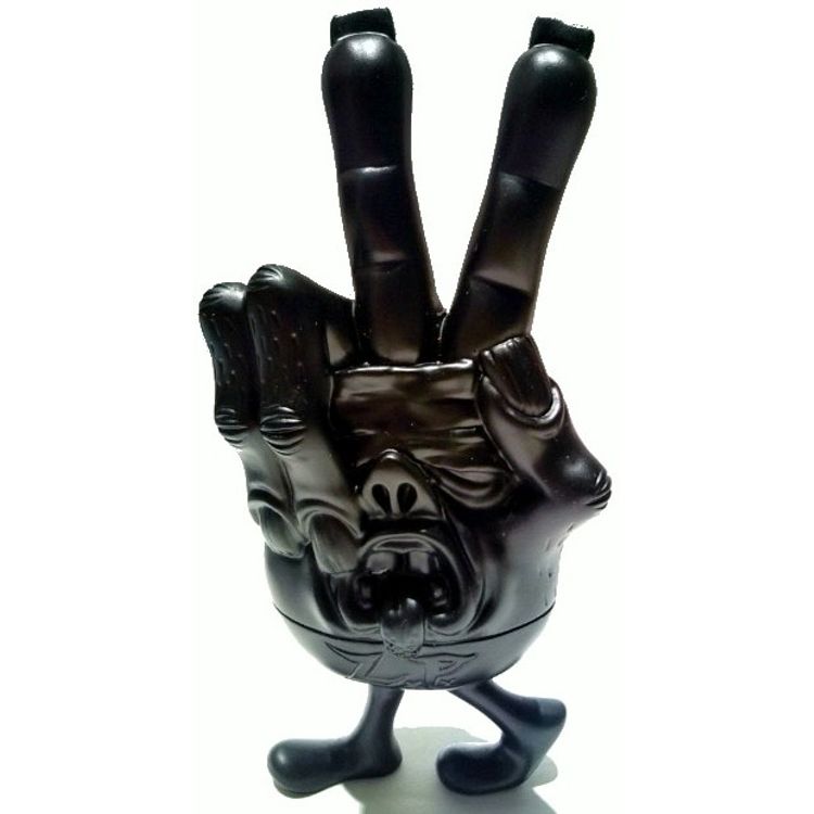 The Weird Hand Monster of S”K”UM-kun - Black by Knuckle (Little Chop Design)