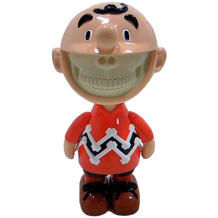 Charlie Grin Zac Pac Edition - Red 48" by Ron English