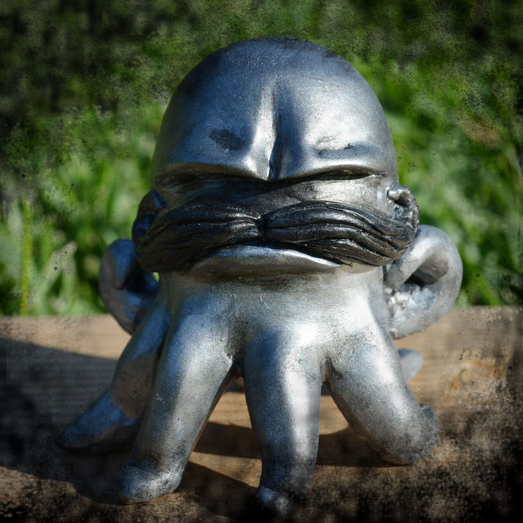 GUS THE GRUMPOCTOPUS - SILVER by Vanessa Ramirez