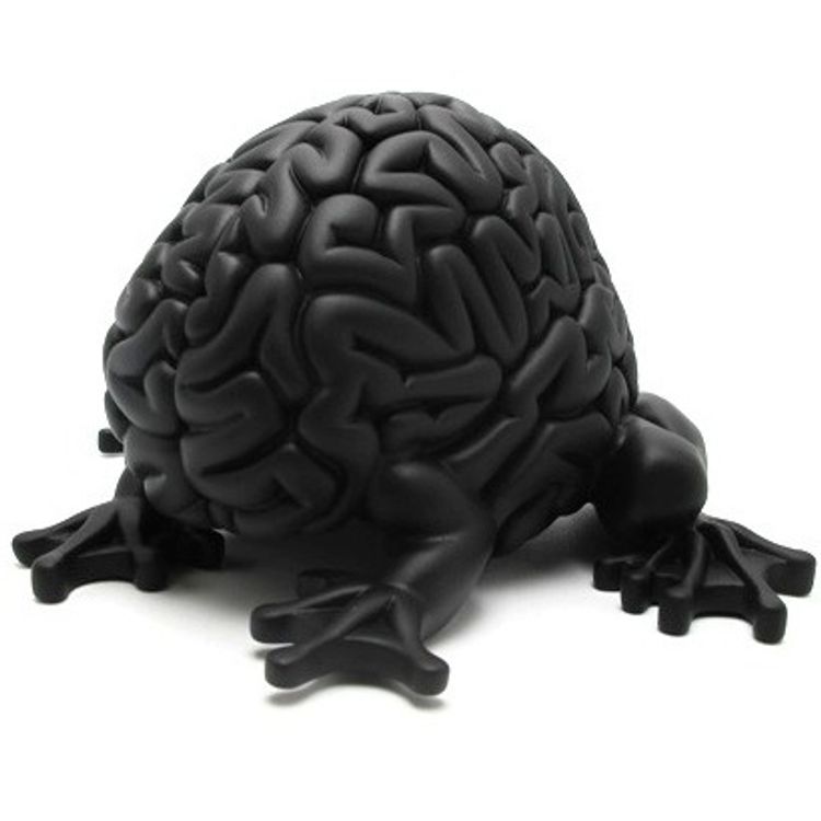 Jumping Brain 5" - Black by Emilio Garcia