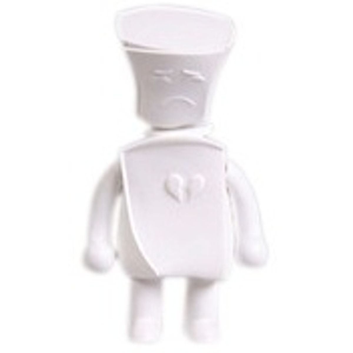 Broken Heart Robot - White/DIY