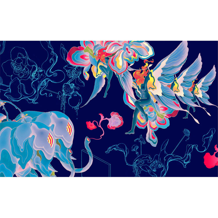 Lotus War Night 2 by James Jean