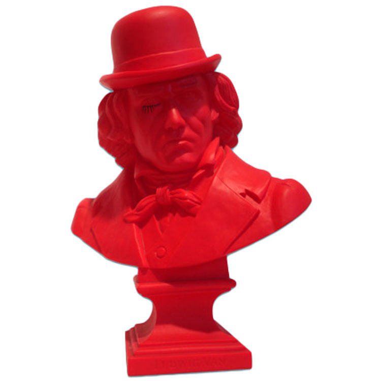 Ludwig Van Beethoven - Red by Frank Kozik