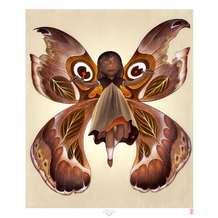 Chocolate Moth by James Jean